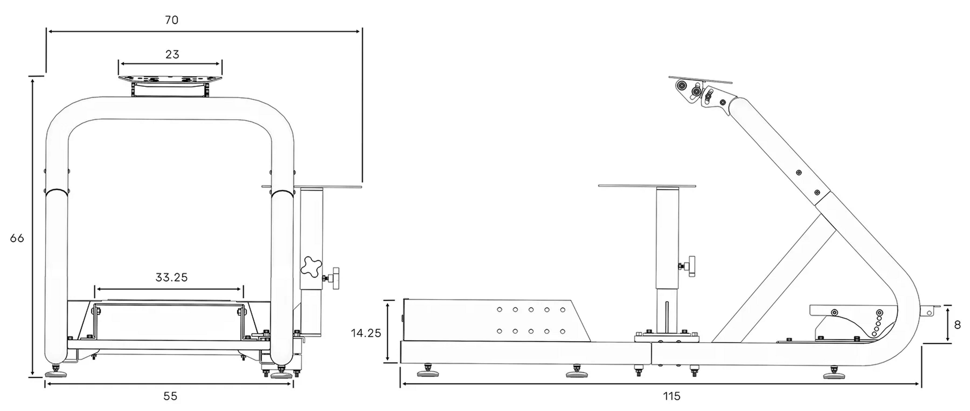 TITAN Cockpit dimensions